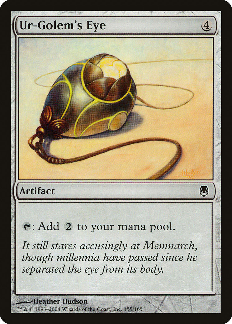 Ur-Golem's Eye (DST-155) [Darksteel] MTG Single Wizards of the Coast