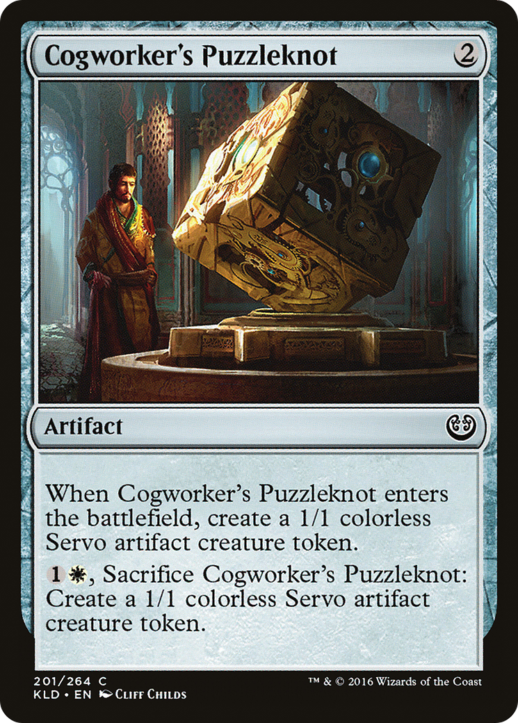 Cogworker's Puzzleknot (KLD-201) [Kaladesh] Foil MTG Single Wizards of the Coast