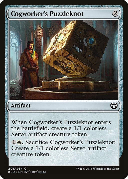 Cogworker's Puzzleknot (KLD-201) [Kaladesh] Foil MTG Single Wizards of the Coast