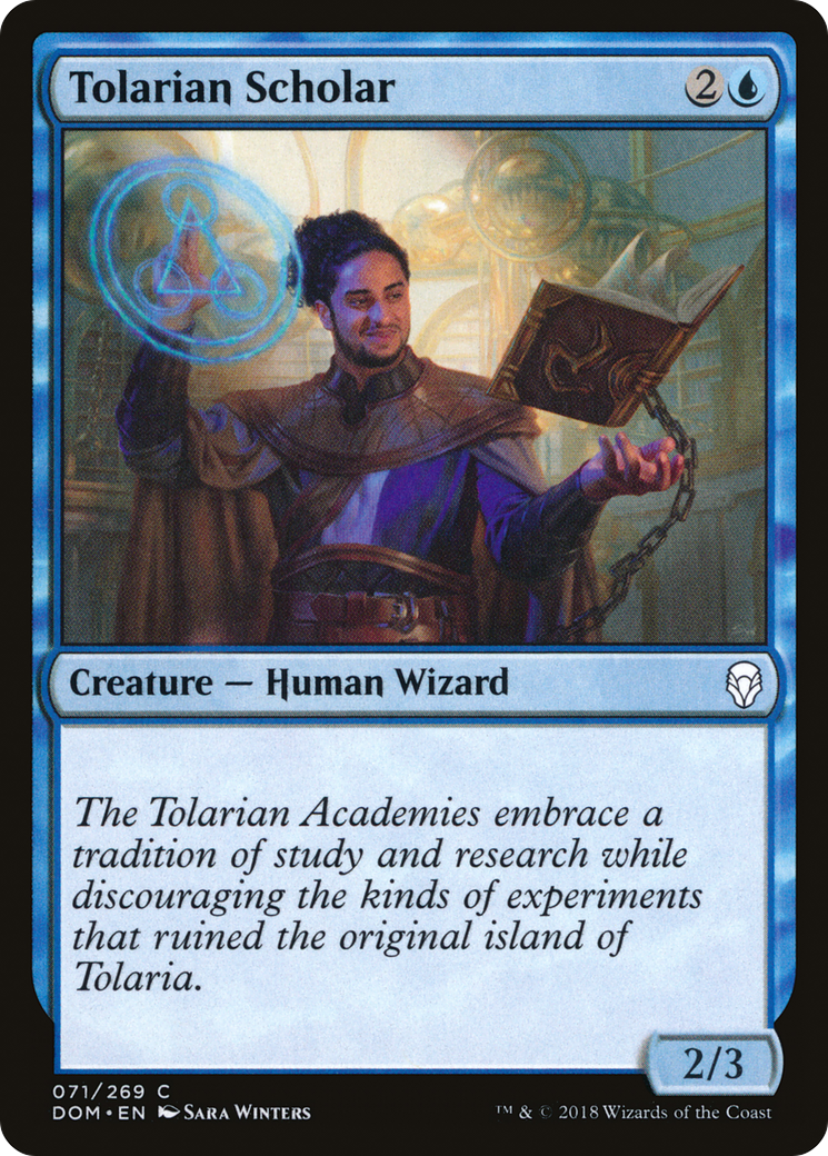 Tolarian Scholar (DOM-071) [Dominaria] Foil MTG Single Wizards of the Coast