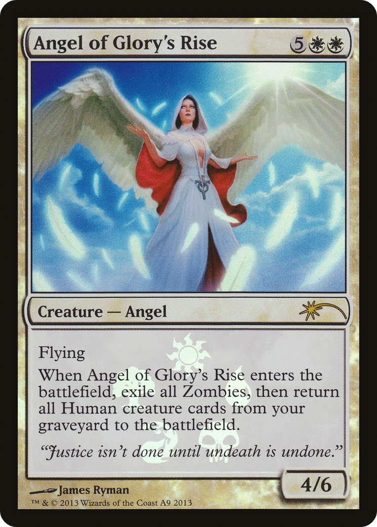 Angel of Glory's Rise (MEDIA-0A9) [Avacyn Restored Promos] Foil MTG Single Wizards of the Coast