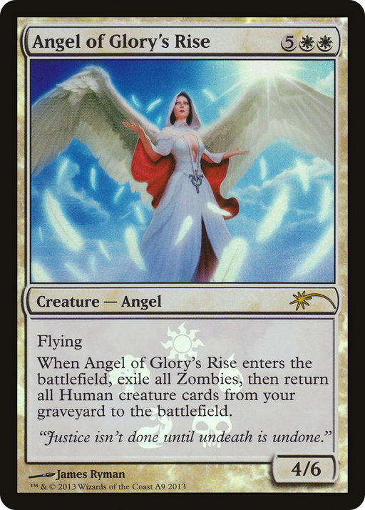 Angel of Glory's Rise (MEDIA-0A9) [Avacyn Restored Promos] Foil MTG Single Wizards of the Coast