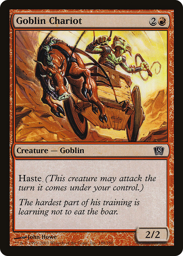 Goblin Chariot (8ED-188) [8th Edition] MTG Single Wizards of the Coast