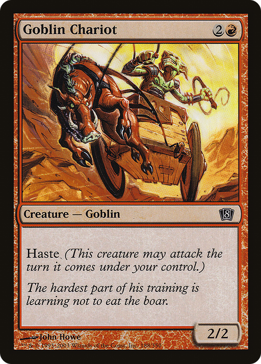 Goblin Chariot (8ED-188) [8th Edition] MTG Single Wizards of the Coast