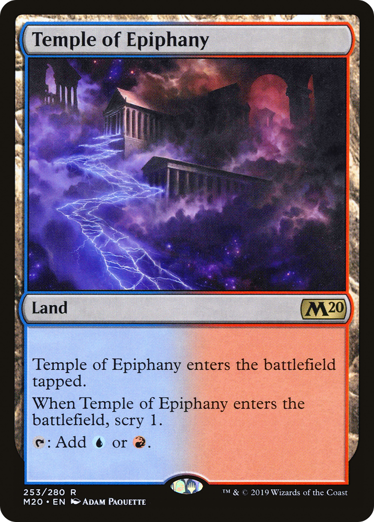 Temple of Epiphany (M20-253) [Core Set 2020] Foil MTG Single Wizards of the Coast