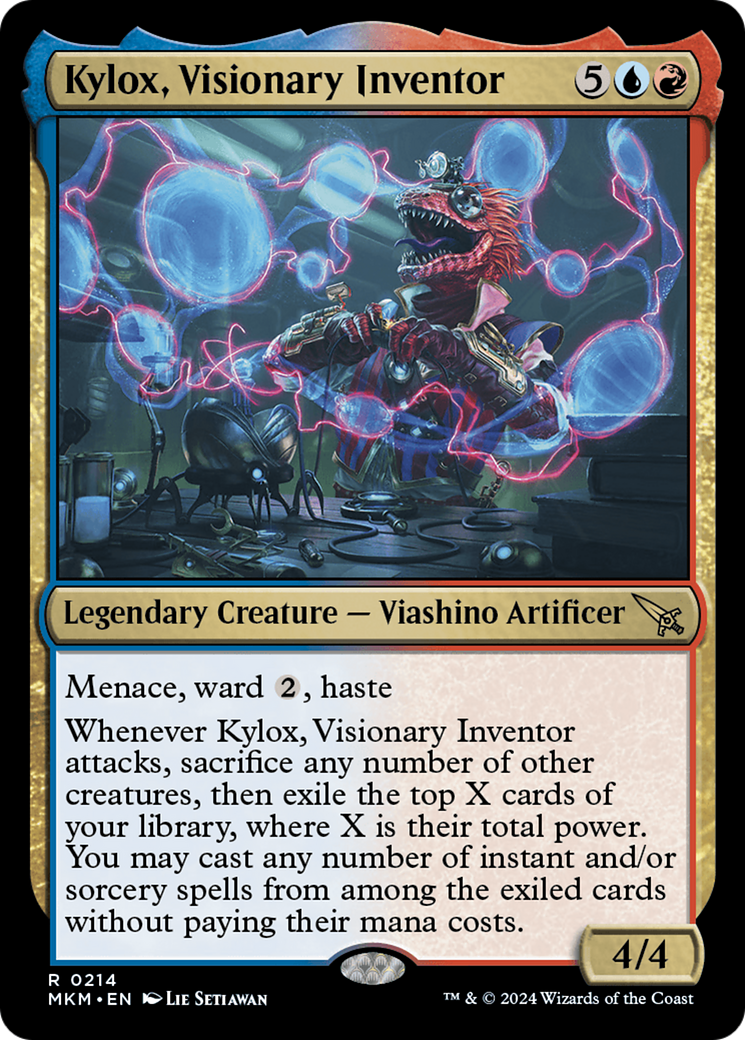 Kylox, Visionary Inventor (MKM-214) [Murders at Karlov Manor] MTG Single Murders at Karlov Manor