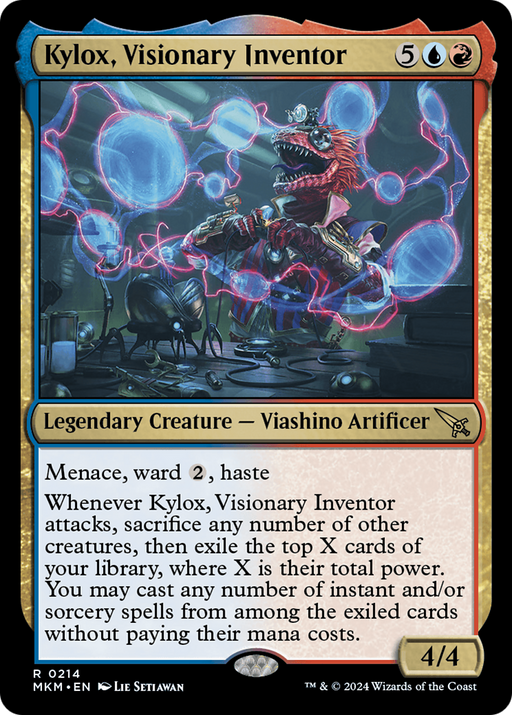 Kylox, Visionary Inventor (MKM-214) [Murders at Karlov Manor] MTG Single Murders at Karlov Manor