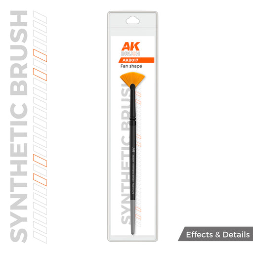 AK Interactive: Synthetic Brush - Fan Shape Hobby Brushes AK INTERACTIVE