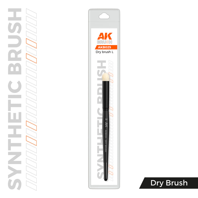 AK Interactive: Synthetic Dry Brush - L Hobby Brushes AK INTERACTIVE