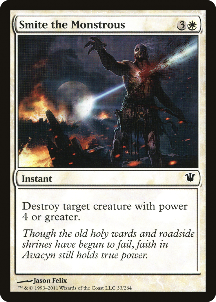 Smite the Monstrous (ISD-033) [Innistrad] MTG Single Wizards of the Coast