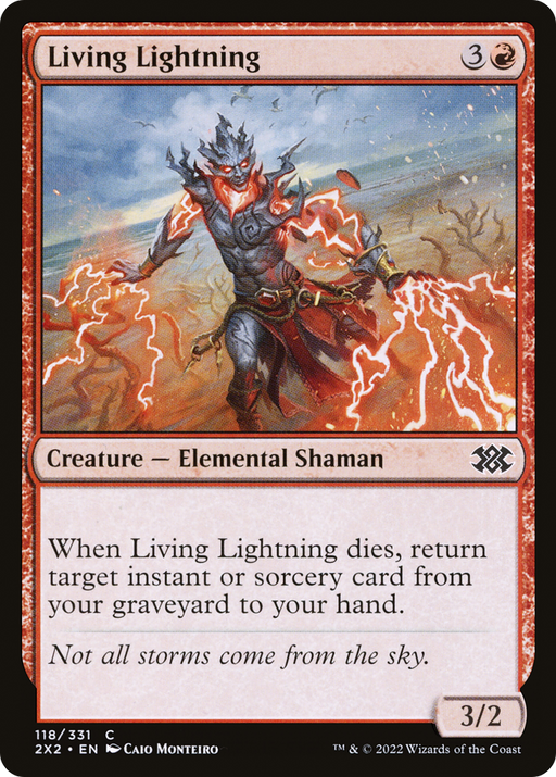 Living Lightning (2X2-118) [Double Masters 2022] MTG Single Wizards of the Coast