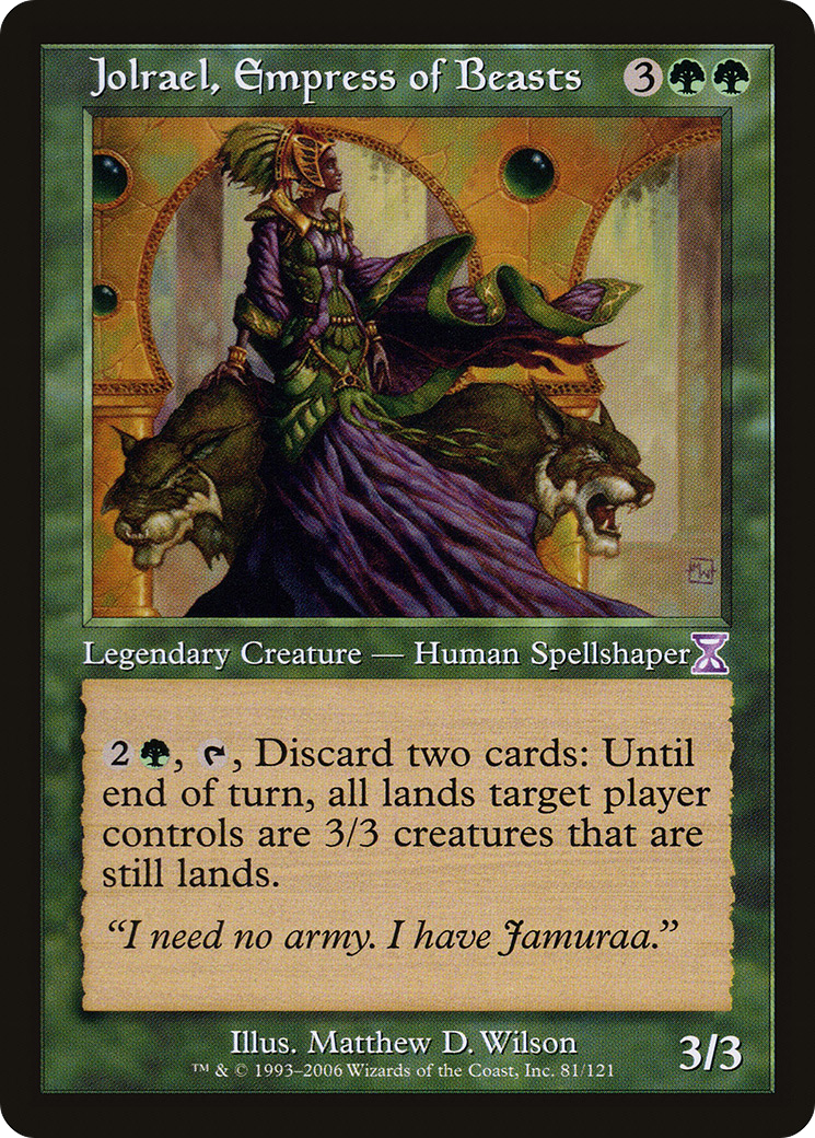 Jolrael, Empress of Beasts (TSB-081) [Time Spiral Timeshifted] MTG Single Wizards of the Coast