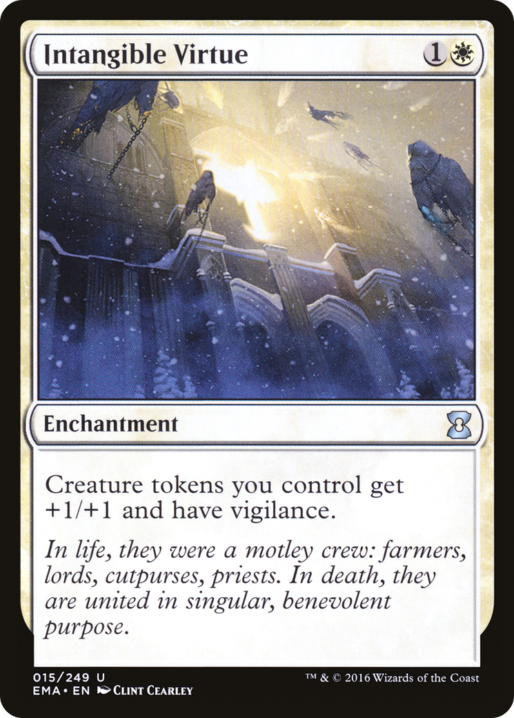 Intangible Virtue (EMA-015) [Eternal Masters] Foil MTG Single Wizards of the Coast