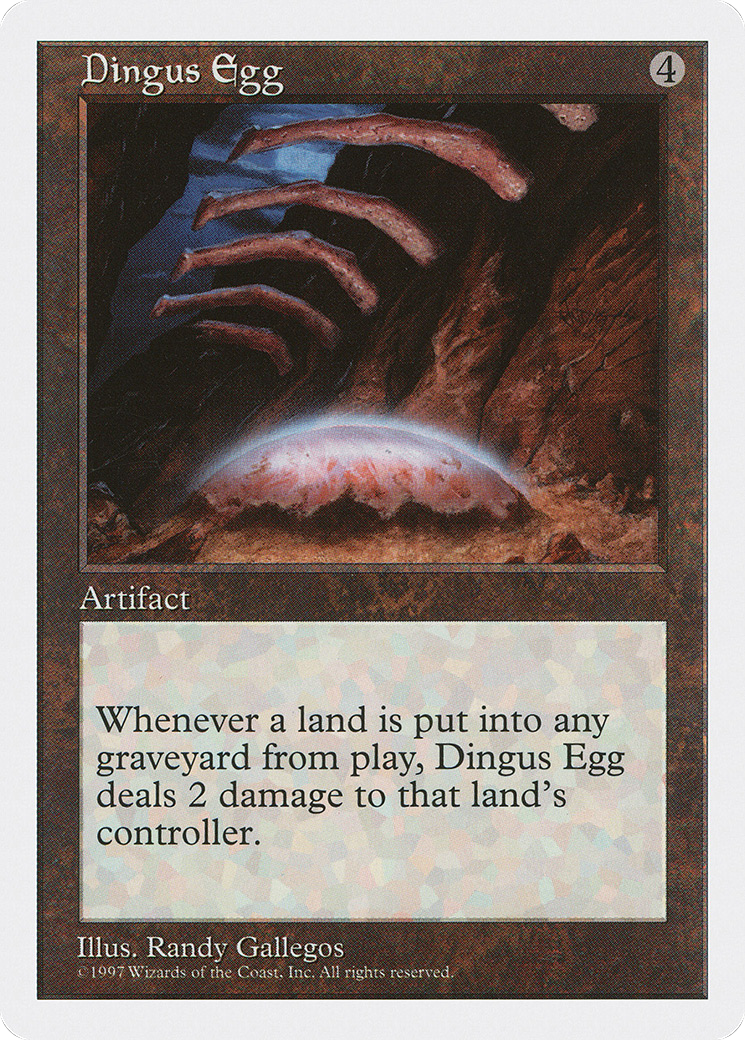 Dingus Egg (5ED-364) [Fifth Edition] MTG Single Wizards of the Coast