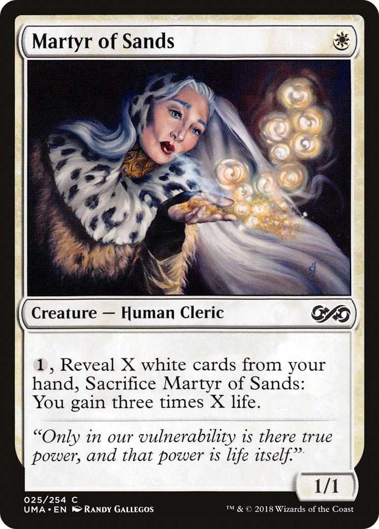Martyr of Sands (UMA-025) [Ultimate Masters] Foil MTG Single Wizards of the Coast