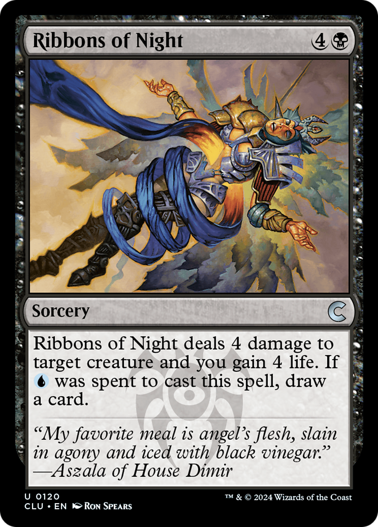 Ribbons of Night (CLU-120) [Ravnica: Clue Edition] MTG Single Wizards of the Coast