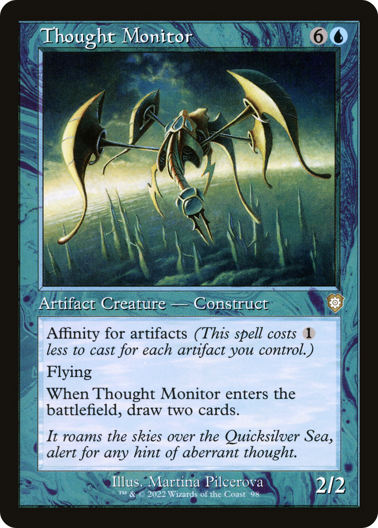 Thought Monitor (BRC-098) [The Brothers' War Commander] MTG Single Wizards of the Coast