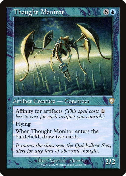 Thought Monitor (BRC-098) [The Brothers' War Commander] MTG Single Wizards of the Coast