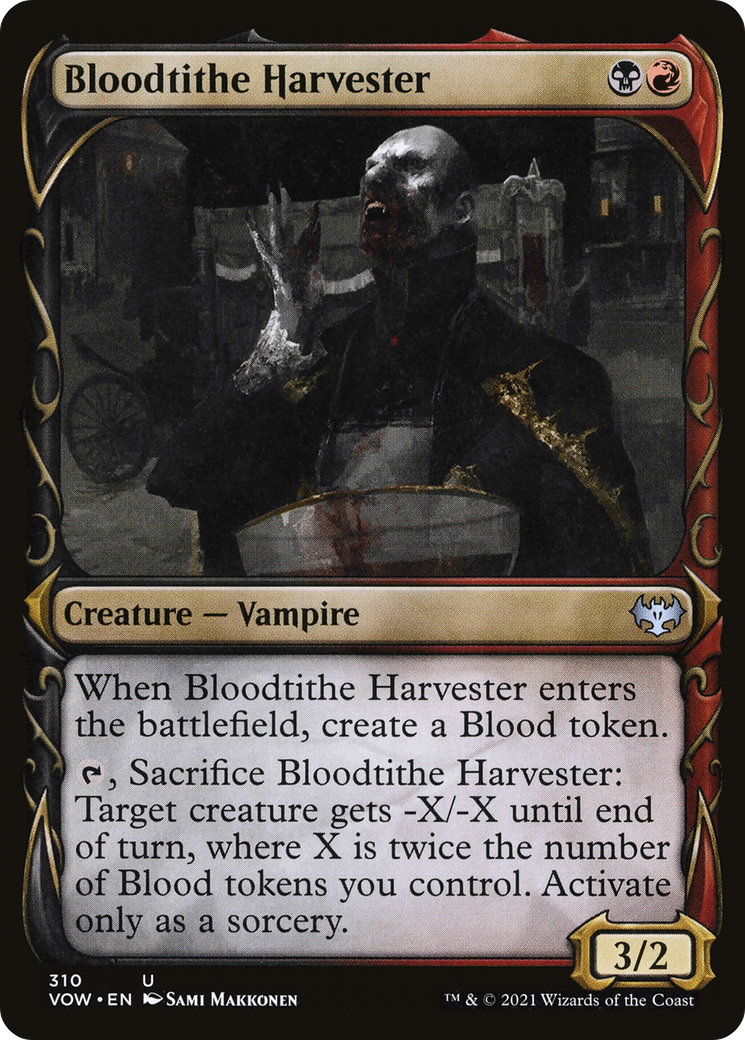 Bloodtithe Harvester (VOW-310) [Innistrad: Crimson Vow] (Showcase) MTG Single Wizards of the Coast
