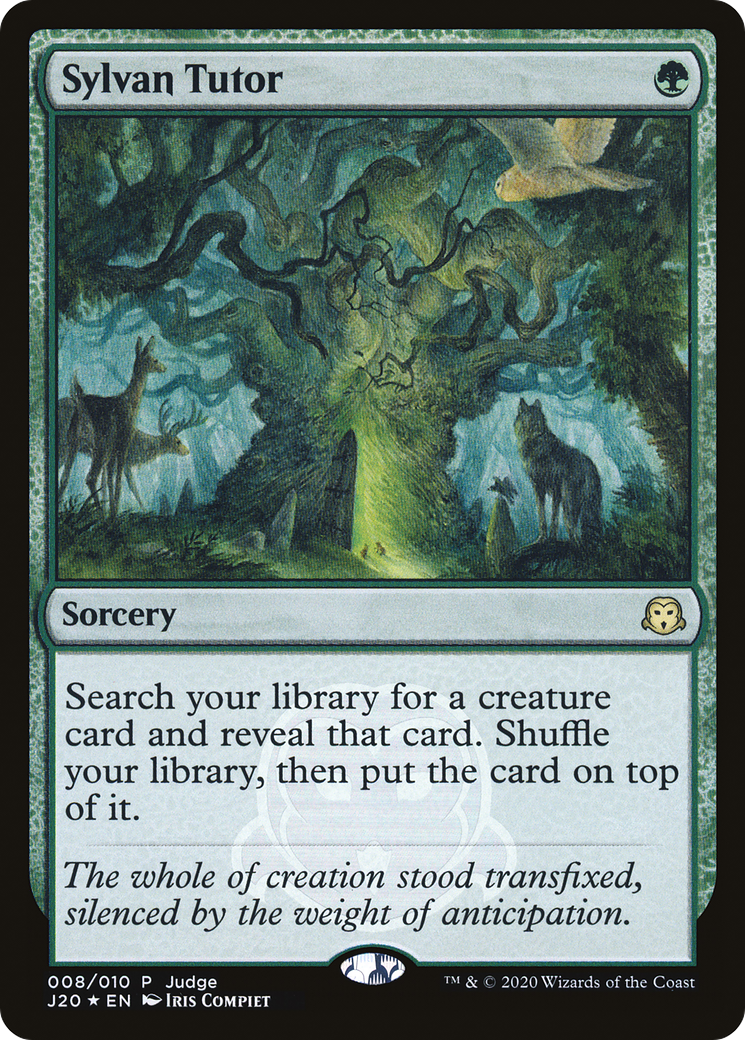 Sylvan Tutor (JDG-008) [Misc] Judge Gift Cards 2020 Foil MTG Single Wizards of the Coast