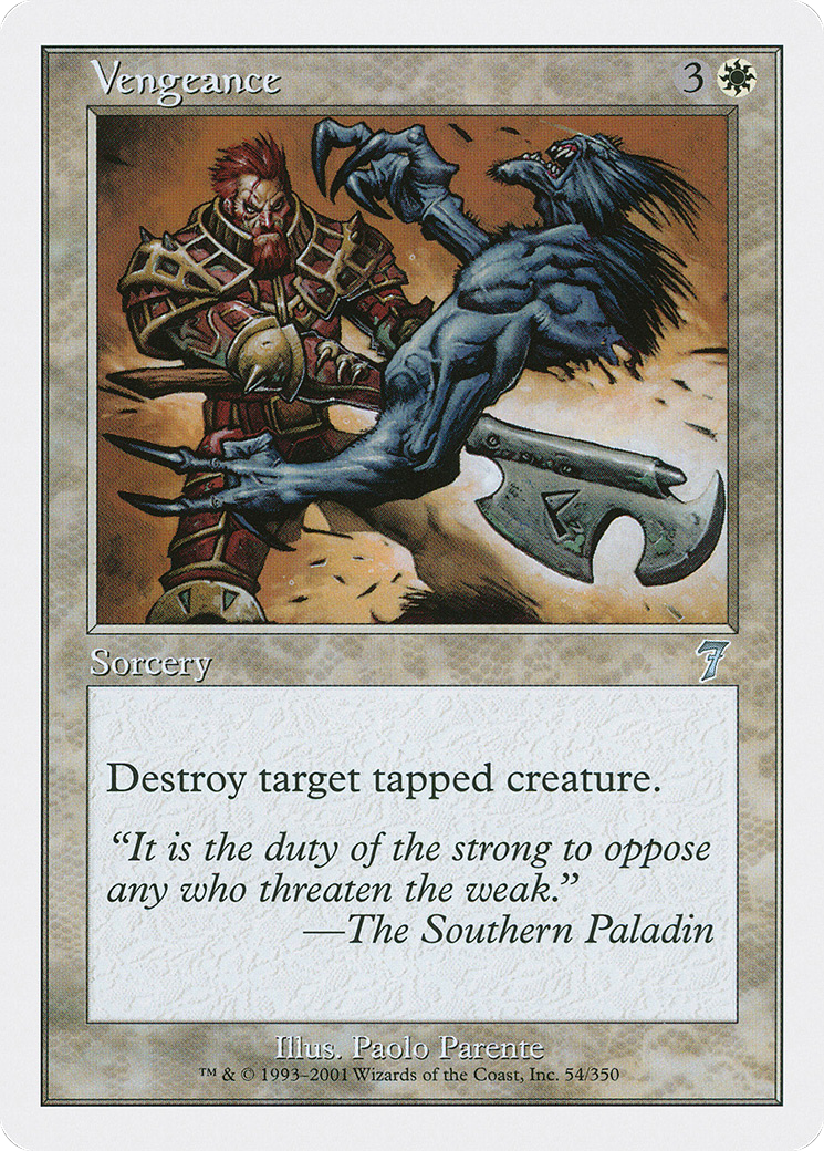 Vengeance (7ED-054) [7th Edition] MTG Single Wizards of the Coast