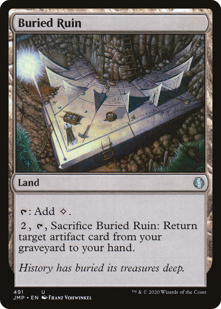 Buried Ruin (JMP-491) [Jumpstart] MTG Single Wizards of the Coast