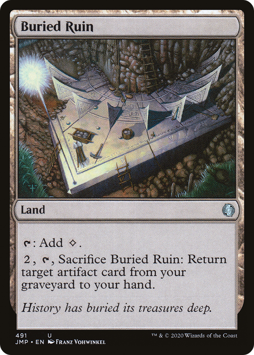 Buried Ruin (JMP-491) [Jumpstart] MTG Single Wizards of the Coast