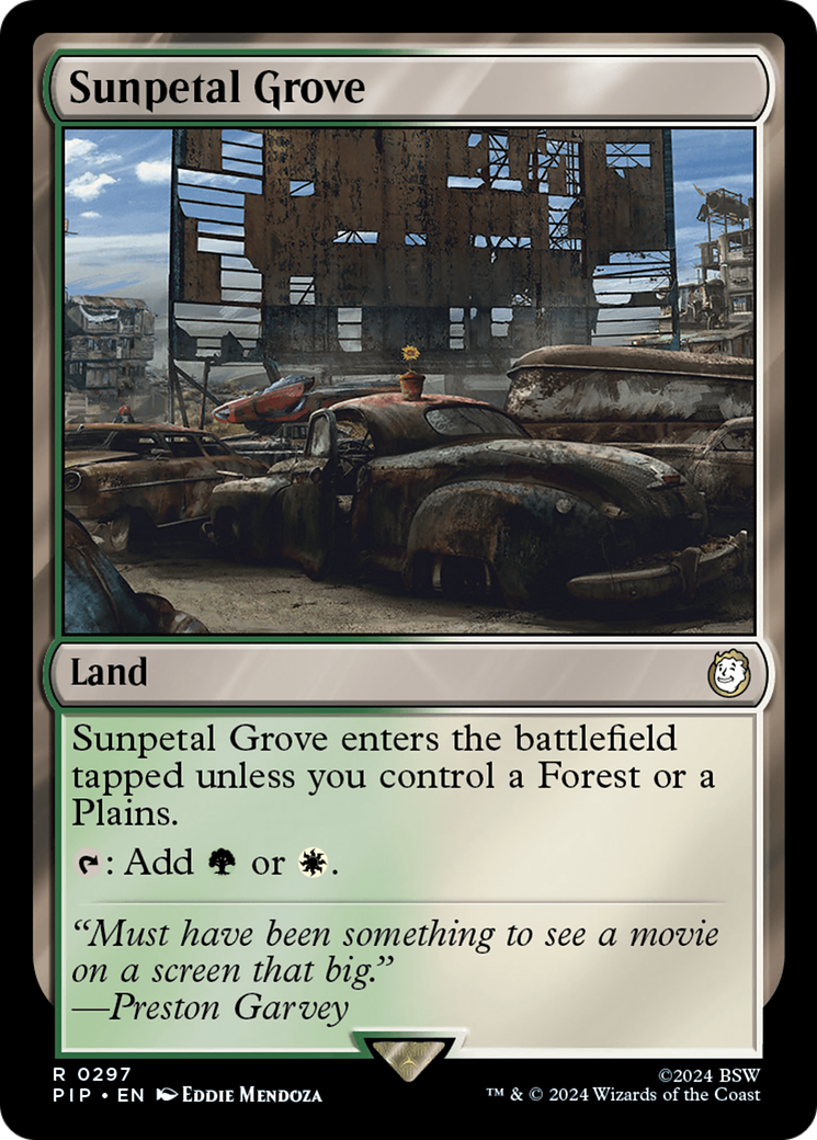 Sunpetal Grove (PIP-297) [Fallout] MTG Single Wizards of the Coast