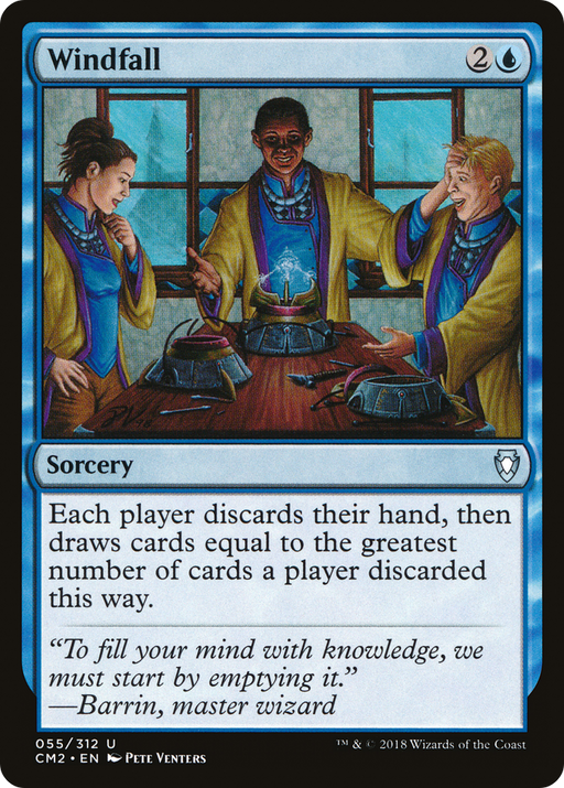 Windfall (CM2-055) [Commander Anthology Volume II] MTG Single Wizards of the Coast