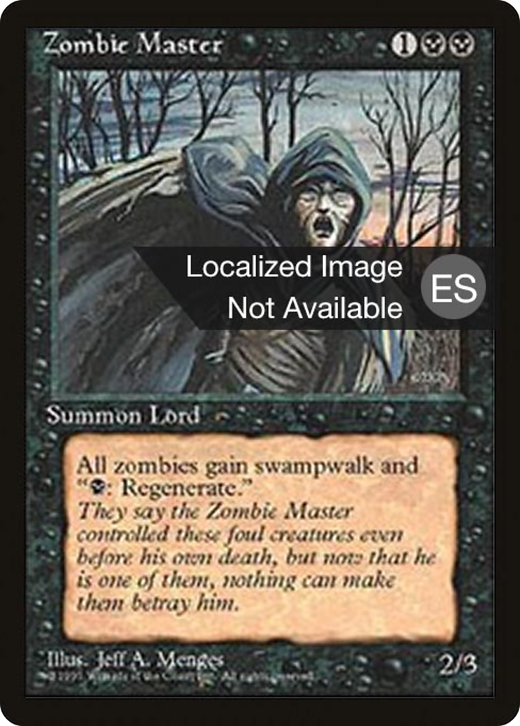 Zombie Master (4BB-174) [Fourth Edition Foreign Black Border] MTG Single Wizards of the Coast