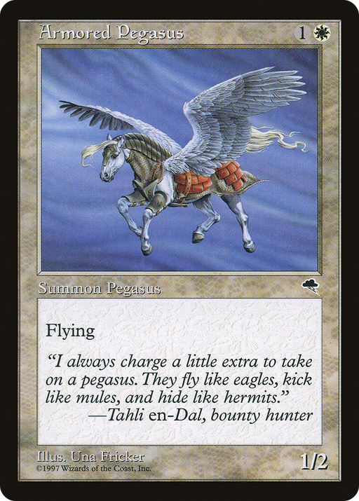 Armored Pegasus (TMP-005) [Tempest] MTG Single Wizards of the Coast