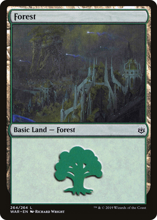 Forest (WAR-264) [War of the Spark] MTG Single Wizards of the Coast