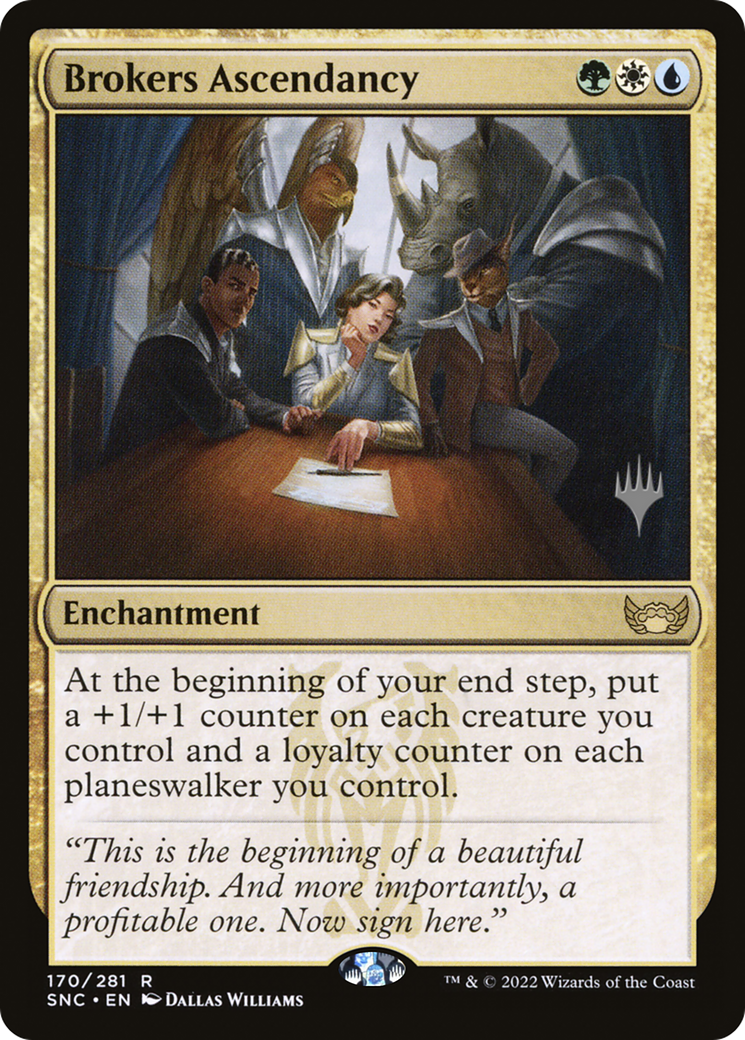 Brokers Ascendancy (PPSNC-170) [Streets of New Capenna Promos] MTG Single Wizards of the Coast