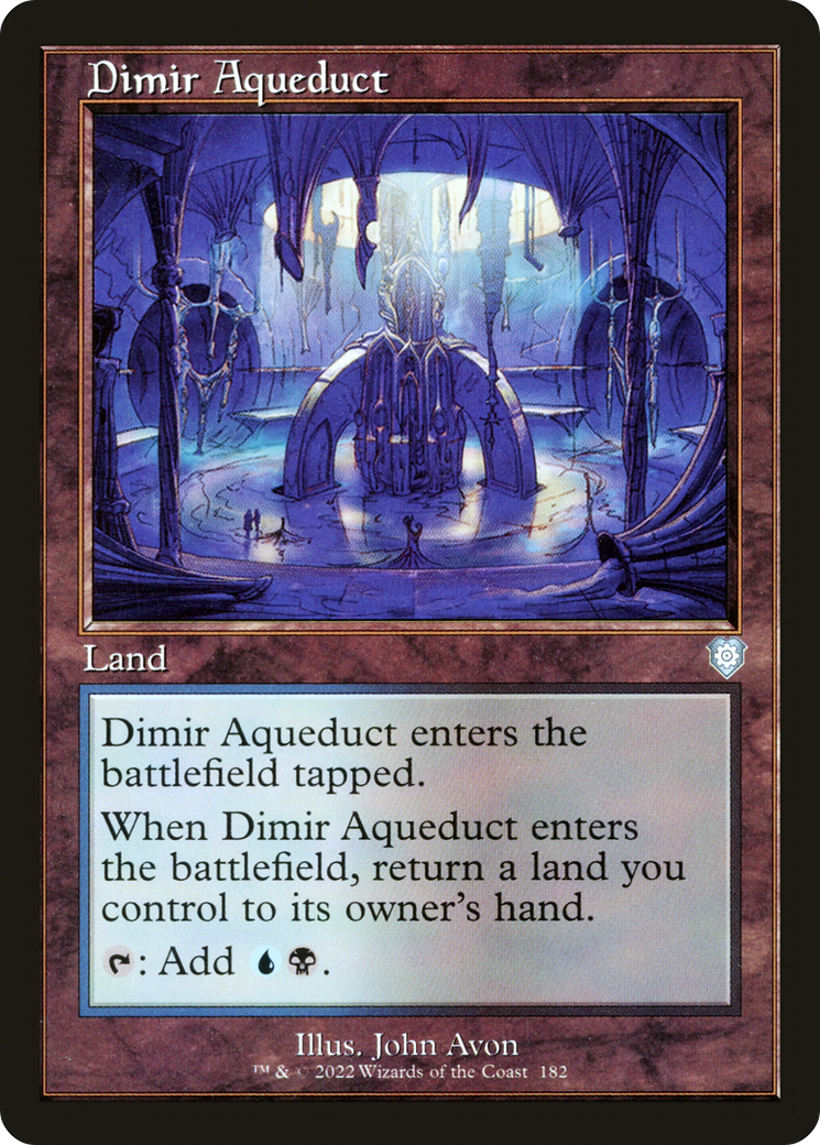 Dimir Aqueduct (BRC-182) [The Brothers' War Commander] MTG Single Wizards of the Coast