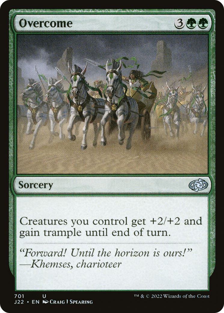 Overcome (J22-701) [Jumpstart 2022] MTG Single Wizards of the Coast