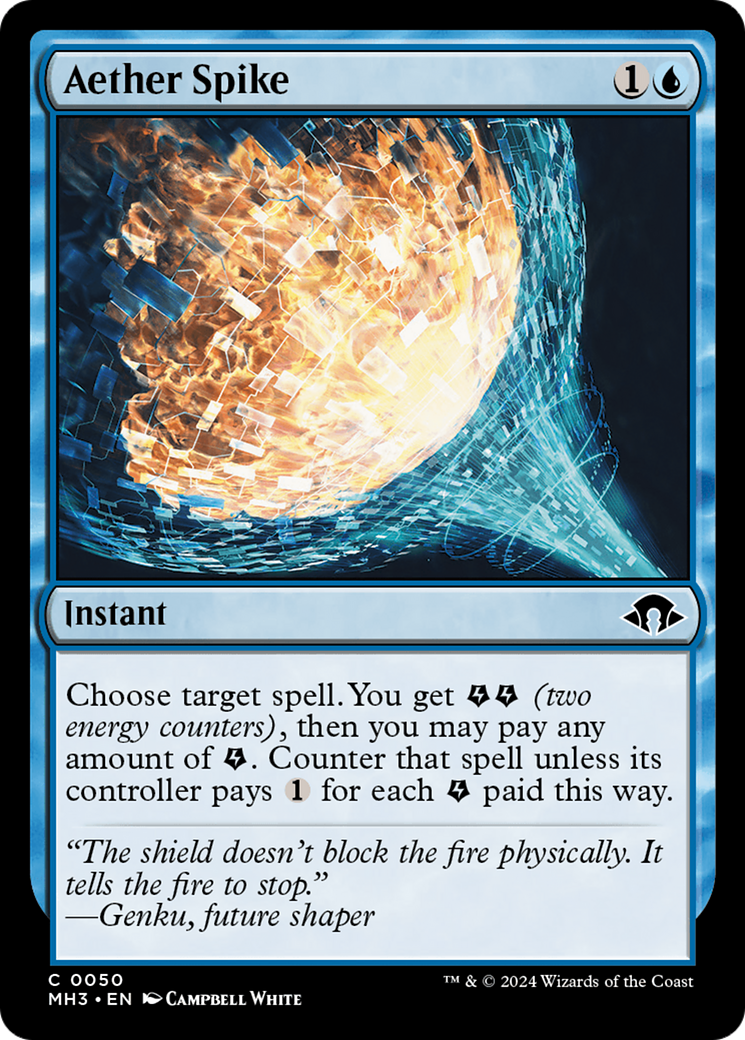 Aether Spike (MH3-050) [Modern Horizons 3] MTG Single Wizards of the Coast