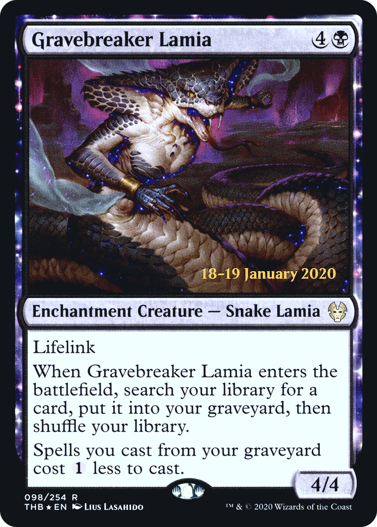 Gravebreaker Lamia (PRE-098) [Theros Beyond Death Promos] Foil MTG Single Wizards of the Coast