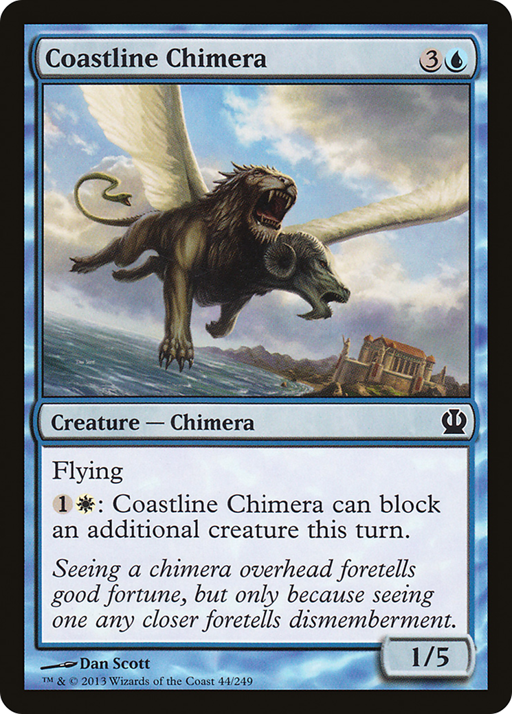Coastline Chimera (THS-044) [Theros] MTG Single Wizards of the Coast