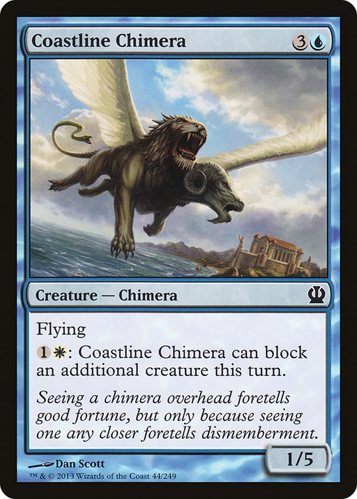 Coastline Chimera (THS-044) [Theros] MTG Single Wizards of the Coast
