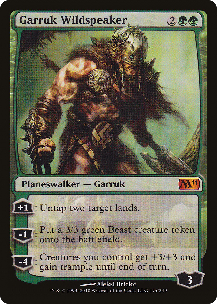 Garruk Wildspeaker (M11-175) [Magic 2011] Foil MTG Single Wizards of the Coast