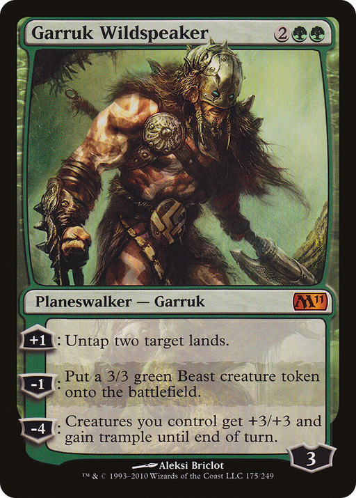 Garruk Wildspeaker (M11-175) [Magic 2011] Foil MTG Single Wizards of the Coast