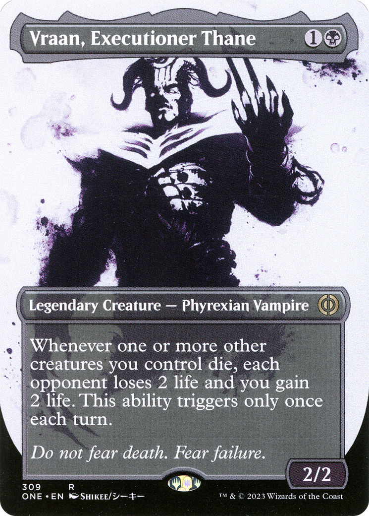 Vraan, Executioner Thane (ONE-309) [Phyrexia: All Will Be One] (Showcase) (Borderless) MTG Single Wizards of the Coast