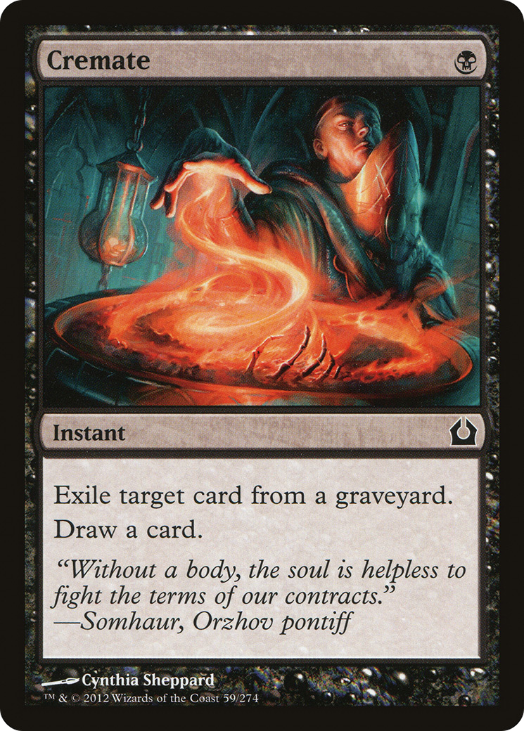 Cremate (RTR-059) [Return to Ravnica] Foil MTG Single Wizards of the Coast