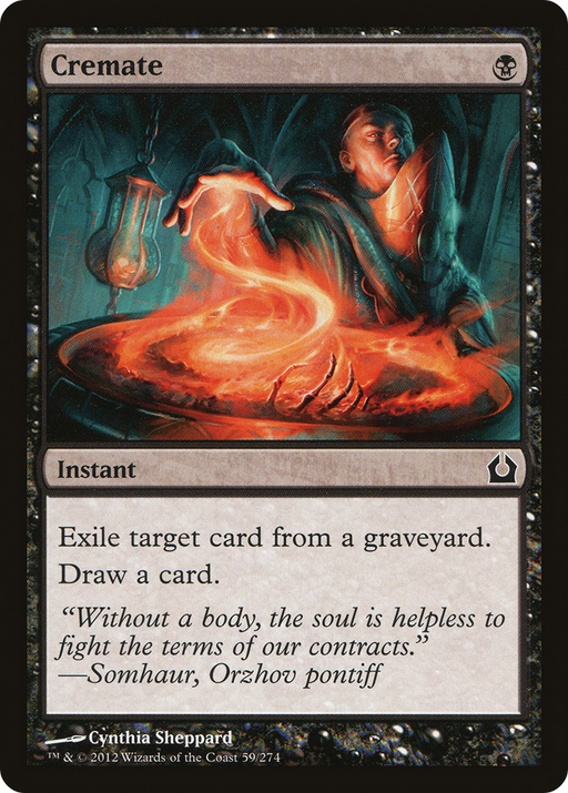 Cremate (RTR-059) [Return to Ravnica] Foil MTG Single Wizards of the Coast