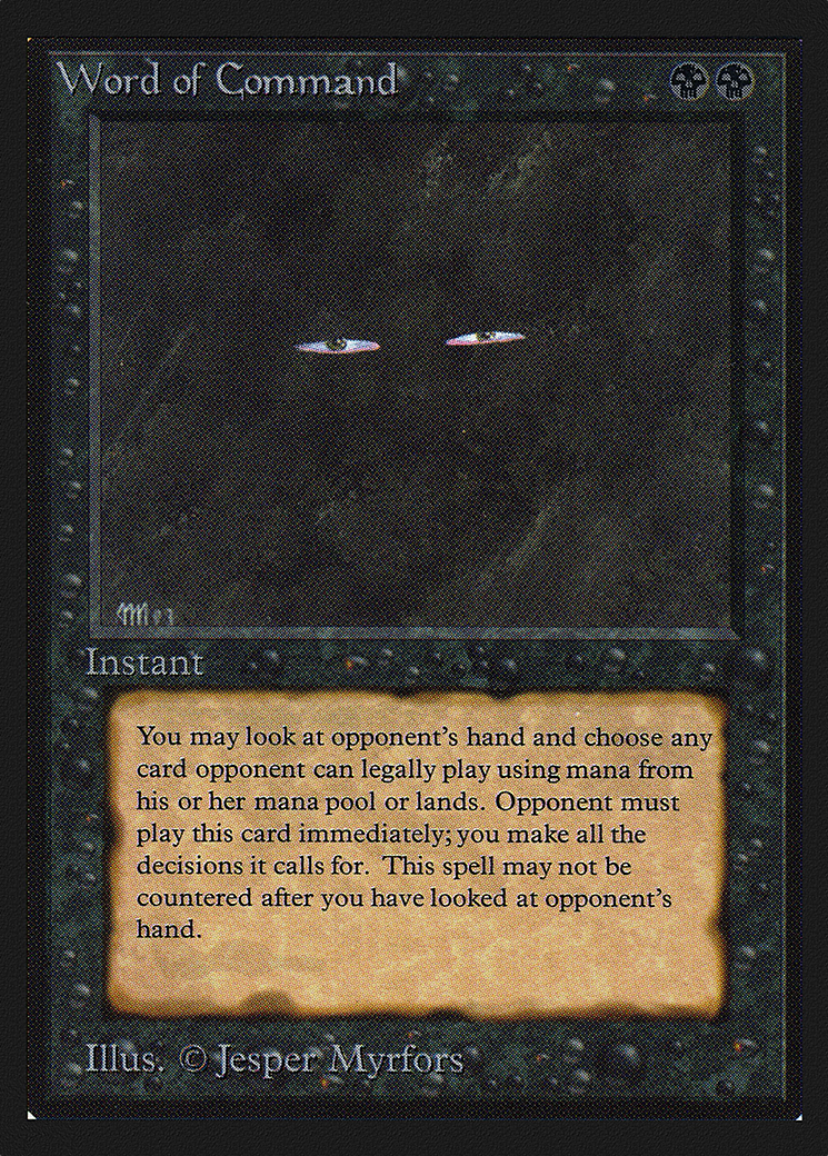 Word of Command (CED-137) [Collectors' Edition] MTG Single Wizards of the Coast
