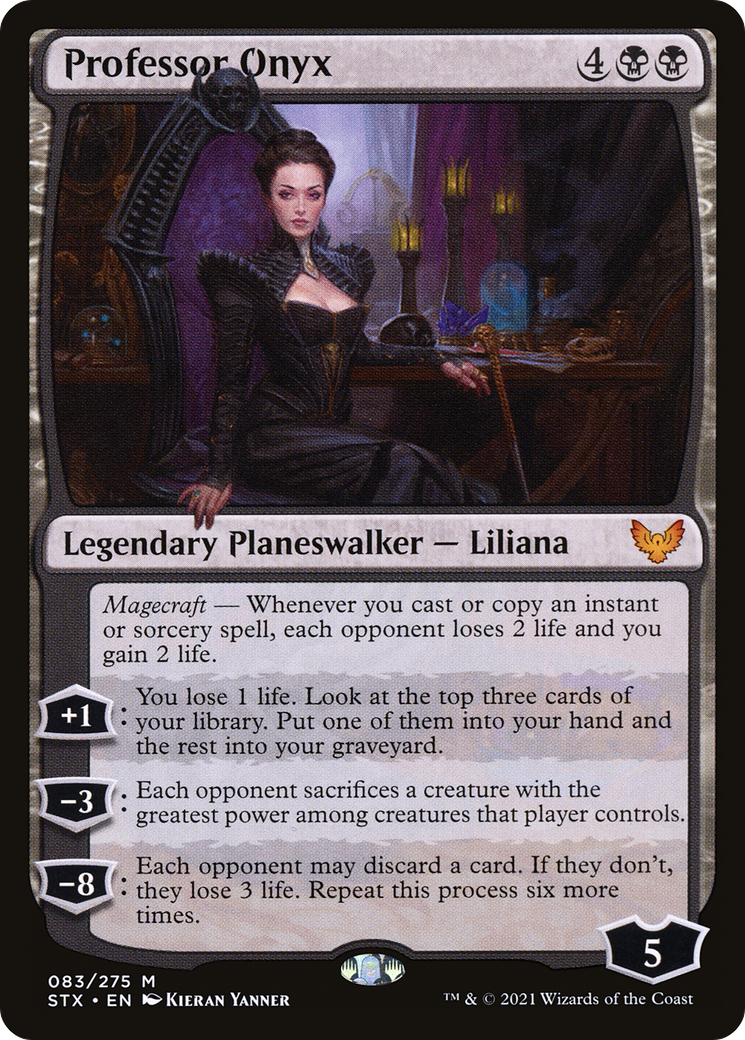 Professor Onyx (STX-083) [Strixhaven: School of Mages] MTG Single Wizards of the Coast