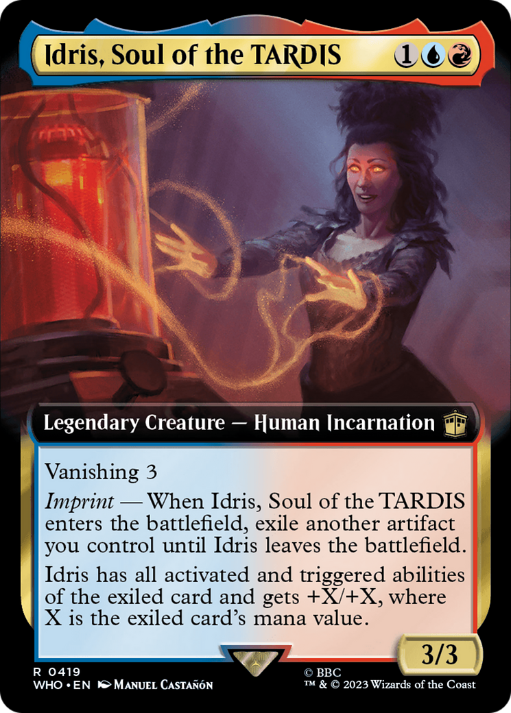 Idris, Soul of the TARDIS (WHO-419) [Doctor Who] (Extended Art) MTG Single Wizards of the Coast