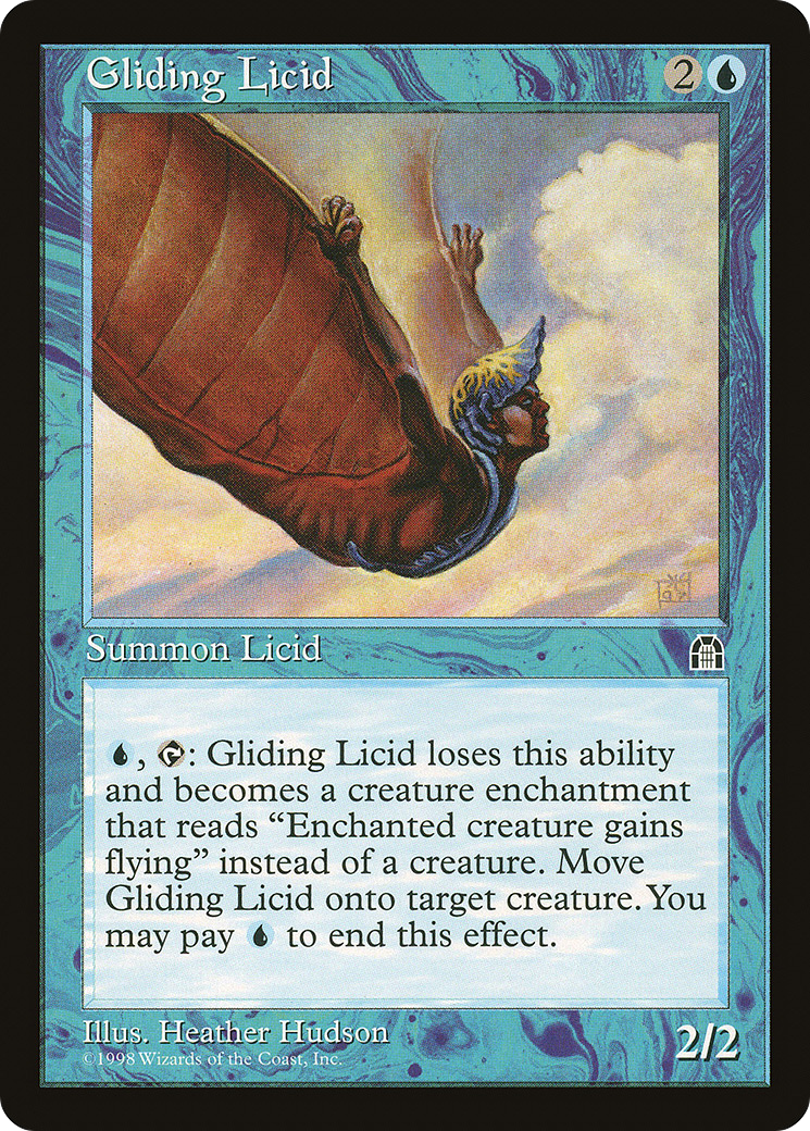 Gliding Licid (STH-031) [Stronghold] MTG Single Wizards of the Coast