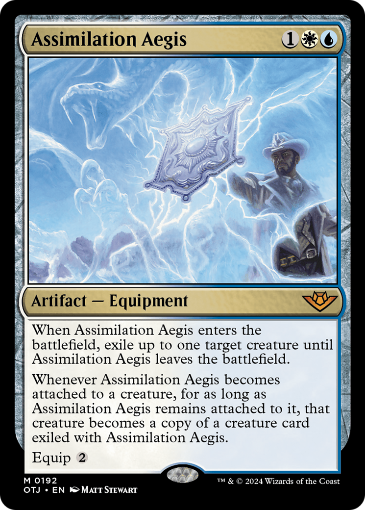 Assimilation Aegis (OTJ-192) [Outlaws of Thunder Junction] MTG Single Wizards of the Coast