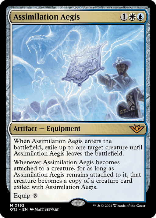 Assimilation Aegis (OTJ-192) [Outlaws of Thunder Junction] MTG Single Wizards of the Coast
